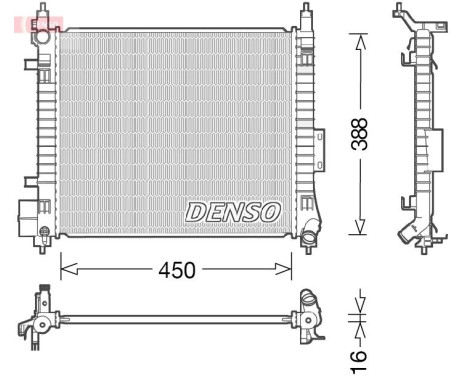 Radiator DRM46054 Denso
