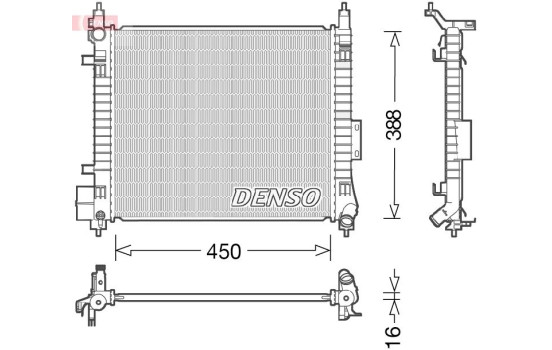 Radiator DRM46054 Denso