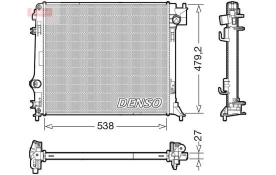 Radiator DRM46064 Denso