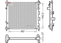 Radiator DRM46070 Denso