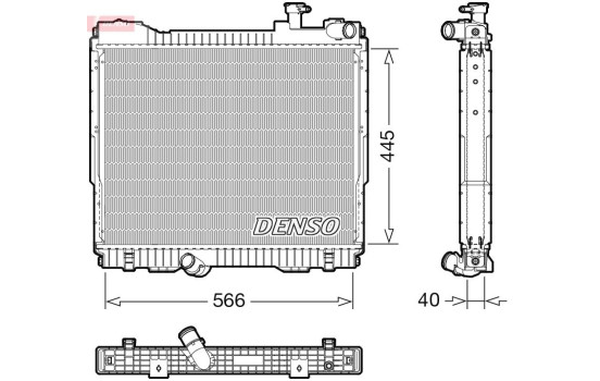 Radiator DRM46074 Denso