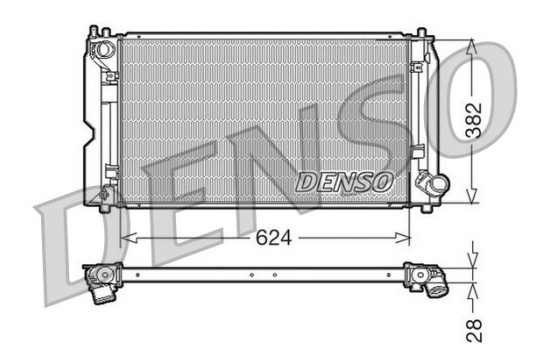 Radiator DRM50012 Denso