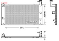Radiator DRM50133 Denso