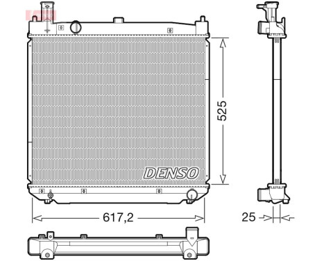 Radiator DRM50141 Denso