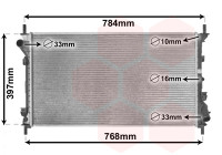 RADIATOR Ford Transit Connect 18002411Y International Radiators