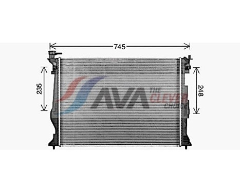 Radiator KA2342 Ava Quality Cooling