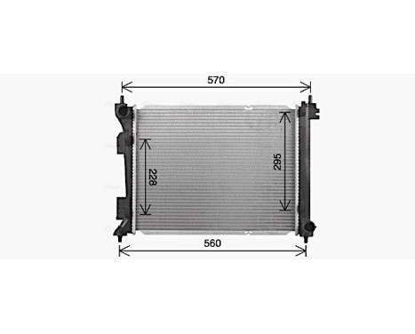 Radiator KA2343 Ava Quality Cooling