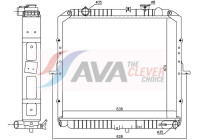Radiator KA2347 Ava Quality Cooling