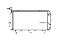 RADIATOR LEONE 13 MT 84- 51002005 International Radiators