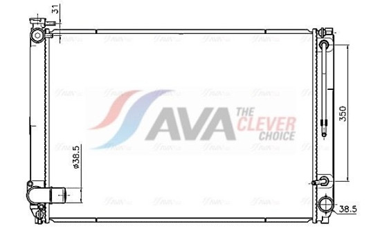 Radiator TO2791 Ava Quality Cooling