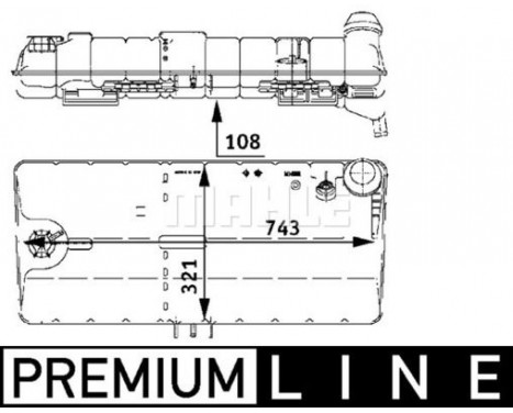 Expansionskärl, kylvätska BEHR *** PREMIUM LINE *** Expansionskärl, kylvätska BEHR *** PREMIUM LINE ***