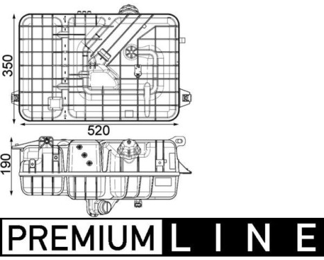 Expansionskärl, kylvätska BEHR *** PREMIUM LINE ***