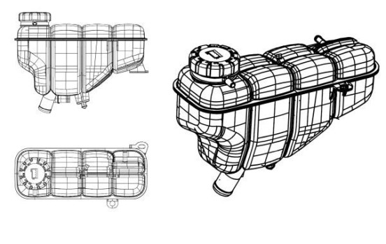 Expansionskärl, kylvätska EASY FIT, bild 4