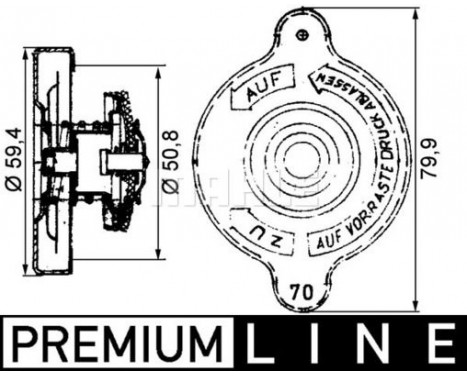 Låslock, kylare BEHR *** PREMIUM LINE *** Låslock, kylare BEHR *** PREMIUM LINE ***
