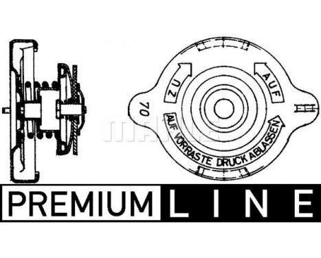 Låslock, kylare BEHR *** PREMIUM LINE *** Låslock, kylare BEHR *** PREMIUM LINE ***