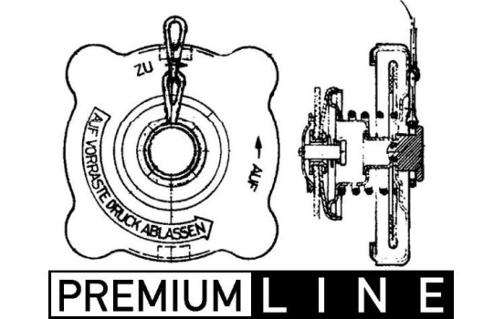 Låslock, kylare BEHR *** PREMIUM LINE ***