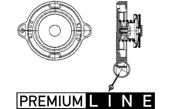 Låslock, kylare BEHR *** PREMIUM LINE ***