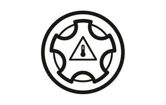 Lock, kylvätskebehållare