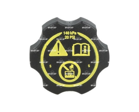 Stängning av lock, kylvätskebehållare