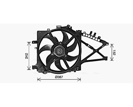 Fläkt, kylare OL7741 Ava Quality Cooling