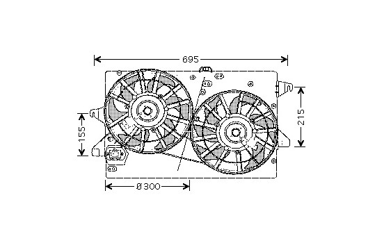 kylfläkt 1825749 International Radiators