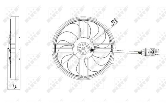 Kylfläkt 47409 NRF, bild 2