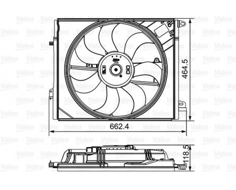 kylfläkt 696881 Valeo, bild 2
