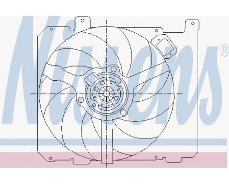 kylfläkt 85377 Nissens, bild 2