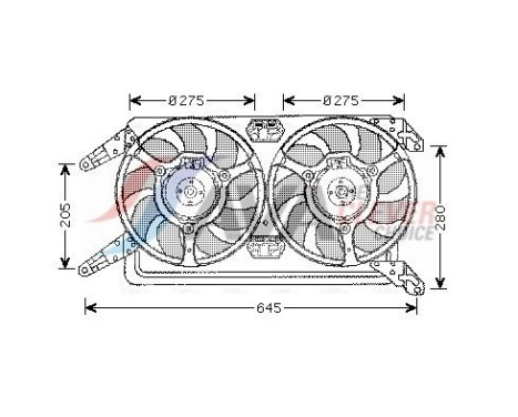 Kylfläkt AL7513 Ava Quality Cooling