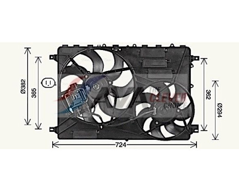 Kylfläkt AU7506 Ava Quality Cooling