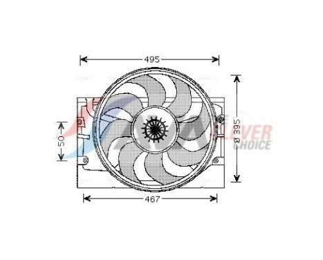 Kylfläkt BW7519 Ava Quality Cooling