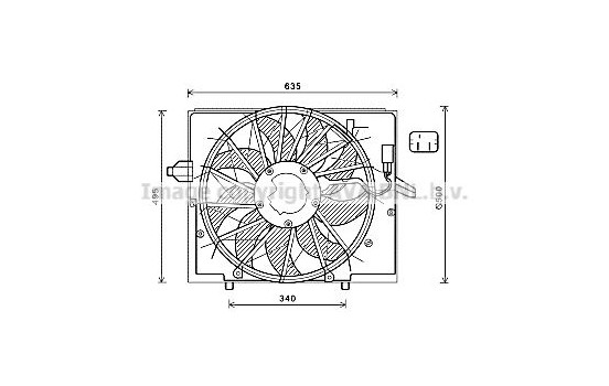 kylfläkt BW7537 Ava Quality Cooling