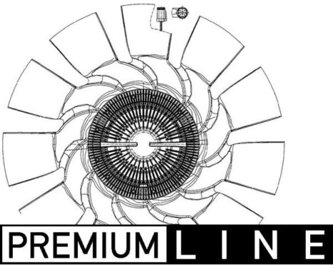 Kylfläkt CFF 498 000P Mahle