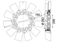 Kylfläkt CFW 41 000P Mahle