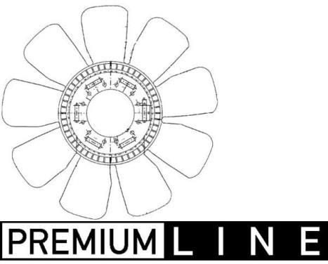 Kylfläkt CFW 83 000P Mahle