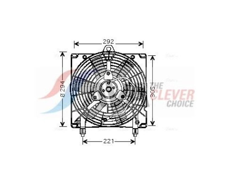 Kylfläkt CN7517 Ava Quality Cooling