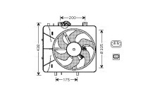 kylfläkt CN7527 Ava Quality Cooling