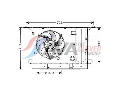 Kylfläkt CN7537 Ava Quality Cooling