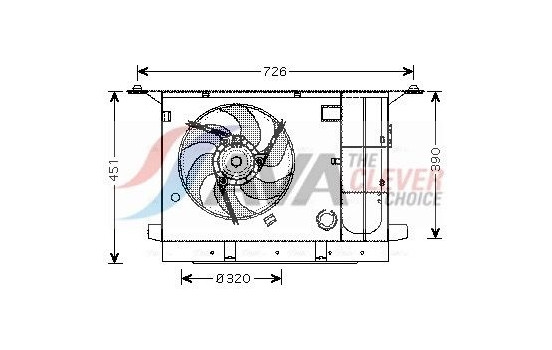 kylfläkt CN7537 Ava Quality Cooling