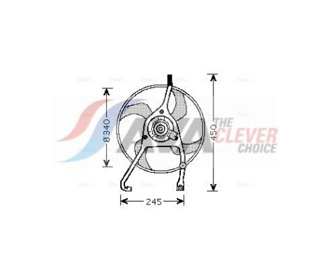 Kylfläkt CN7538 Ava Quality Cooling