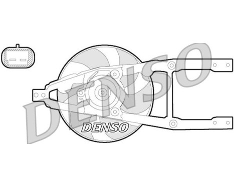 kylfläkt DER09055 Denso