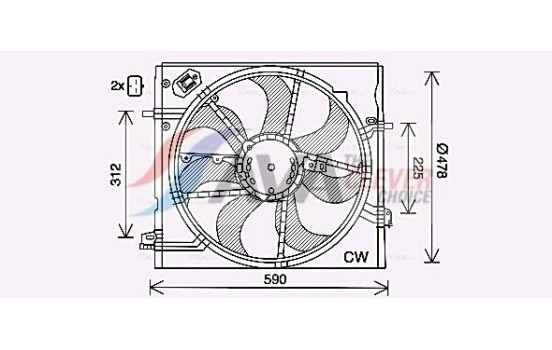 Kylfläkt DN7535 Ava Quality Cooling