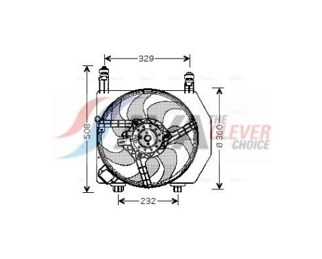 Kylfläkt FD7525 Ava Quality Cooling