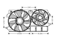 kylfläkt FD7535 Ava Quality Cooling