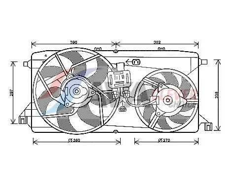 Kylfläkt FD7543 Ava Quality Cooling