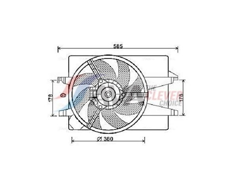 Kylfläkt FD7551 Ava Quality Cooling