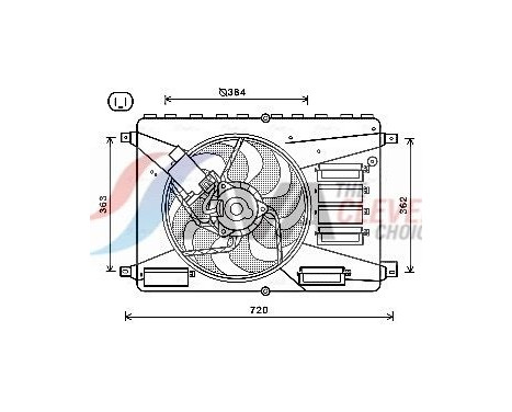 Kylfläkt FD7556 Ava Quality Cooling