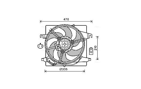 kylfläkt FD7567 Ava Quality Cooling