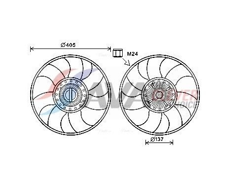 Kylfläkt FDF609 Ava Quality Cooling