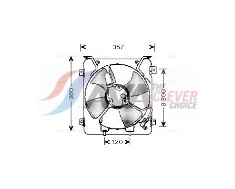Kylfläkt HD7523 Ava Quality Cooling